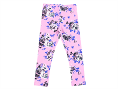 Name It pastel lavender big flower leggings